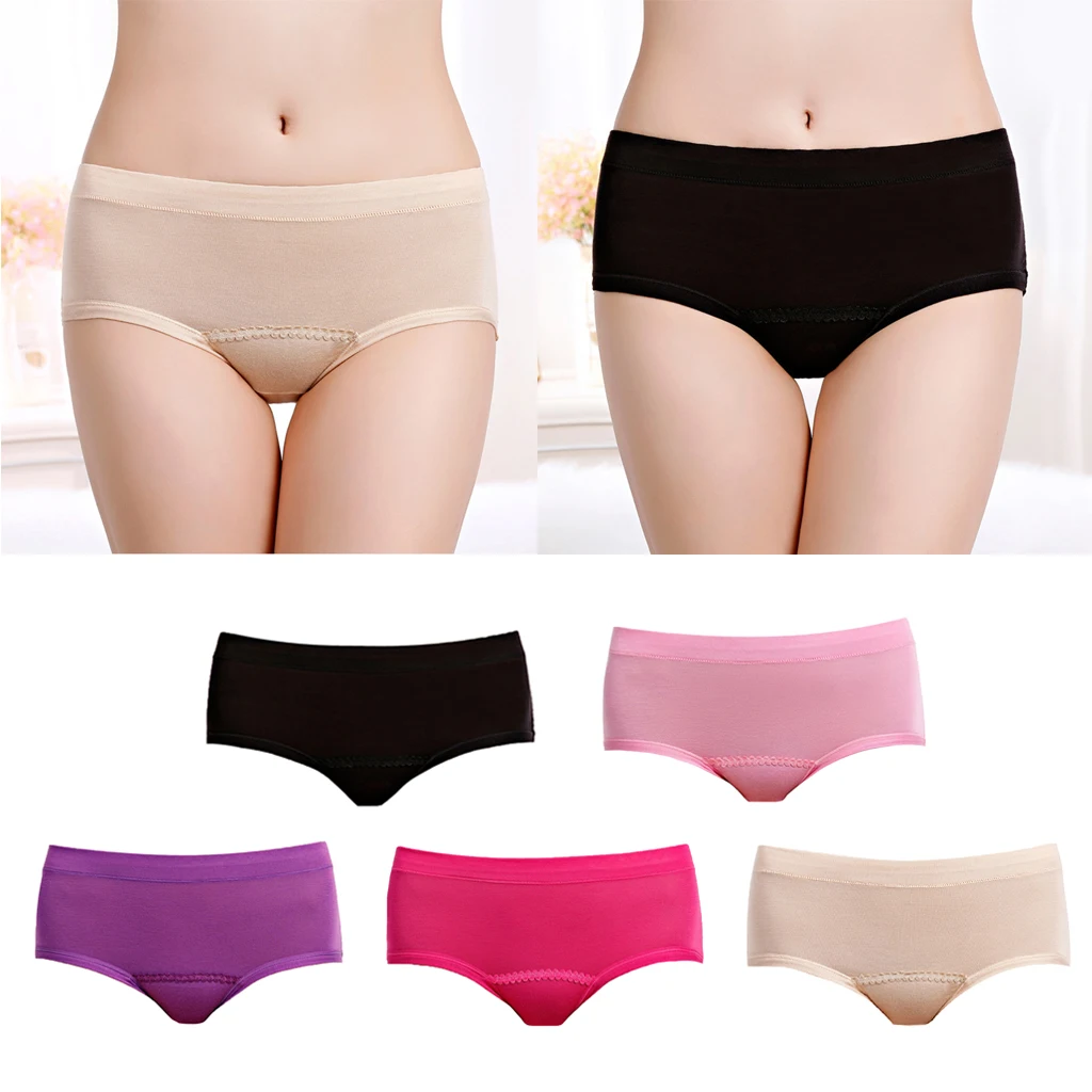 

Women Menstrual Period Leakproof Panties Postpartum Bleeding Underwear Briefs