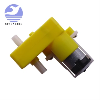 

1pc 1: 120 DC 3-6V Dual-axis L-Type TT Motor DC Geared Motor forArduino Car