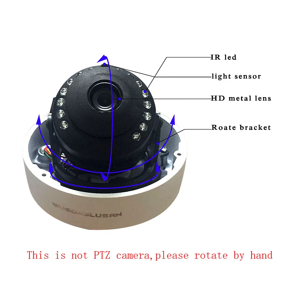 Wifi IP наружная купольная камера безопасности Беспроводная 720P 1080P SONY CMOS Onvif sd-карта слот 64G P2P IR Cut CCTV домашняя камера безопасности