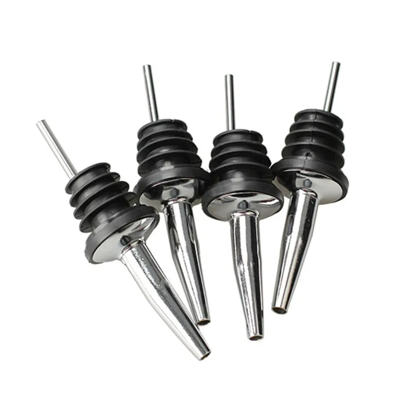 4pcs Stainless Steel Whisky Liquor topper Wine Bottle Bar Supplies