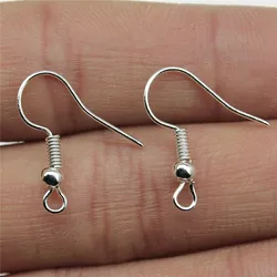 100pcs 8 Colors 18x19mm Earrings Clasps Hooks For DIY Jewelry Making Jewelry Accessories Iron Hook Ear Wire DIY Earring Findings