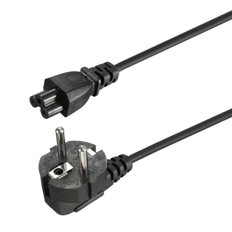 1.2M EU Plug 3 Prong 2 Pin 250V 10A AC Laptop Computer Power Cord Adapter Cable Black Replacement 1.2M EU Plug 3 Prong 2 Pin 250V 10A AC Laptop Computer Power Cord Adapter Cable Black Replacement