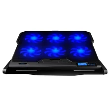 Ультратонкий охлаждающий коврик для ноутбука Регулируемая подставка вентилятор вентиляции ноутбука USB настенное крепление кулер