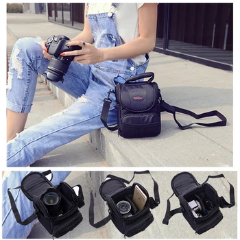 

Camera Bag Photo Bag Case Lens Pouch For Fujifilm Xa5 xt10 X-A2 A1 XT10 X-T1 X-A3 XA10 X-T20 XT2 X-M1 X-E1 X-E2 XE3 Shoulder Bag