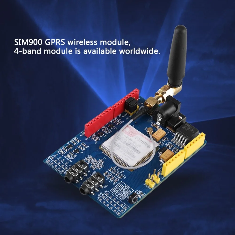 SIM900 четырехдиапазонный GSM модуль щит GPRS модуль для UNO Mega 2560 Leonardo R3