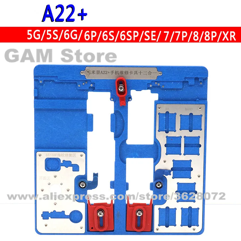 PCB держатель плат Mijing A21 A22 A23 K20 для iPhone 5S/6 P/6 S/6 S/6SP/7/7 P/8/8 P/X/XS MAX/XR главный материнская плата для ремонта