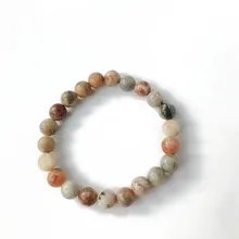 Растягивающийся браслет из натурального камня