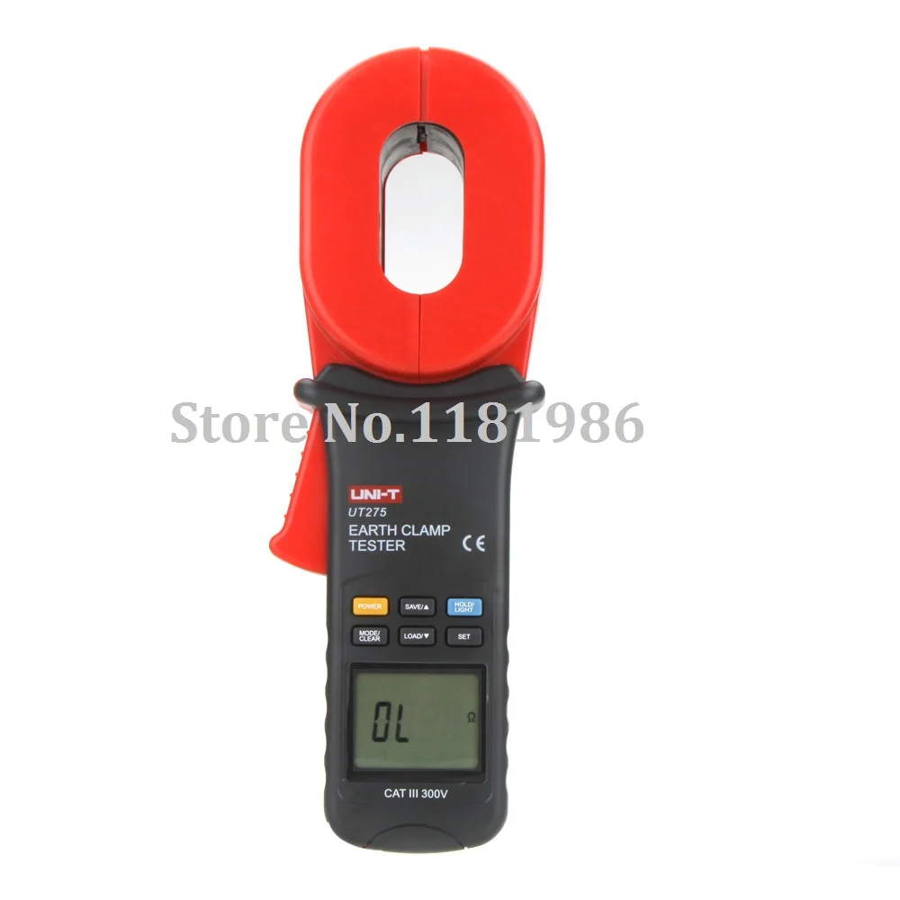 

Professional UNI-T UT275 Auto Range Clamp Earth Ground Resistance Testers w/ 0~30A Leakage Current Test 0.01-1000ohm