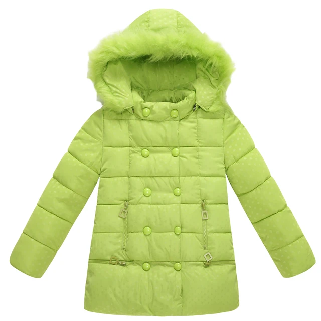 Cheap 2015 children outerwear cotton winter Hooded coats Winter Jacket Kids Coat children's winter clothing Girls Down & Parkas 9