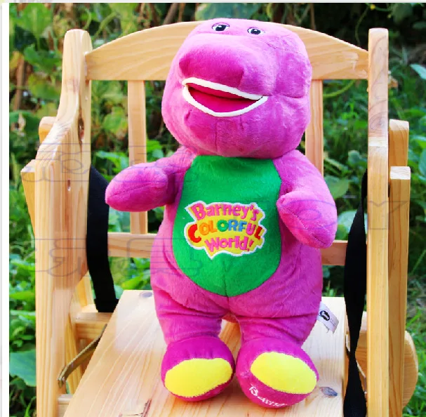 30 см 40 см 60 см горячая распродажа новые высококачественные плюшевые игрушки Барни Бенни фиолетовые плюшевые игрушки динозавра подарок на день рождения 1 шт - Цвет: purple