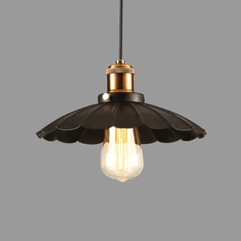 

American retro restaurant chandelier industrial style creative wrought iron cafe bar personalized umbrella chandelier