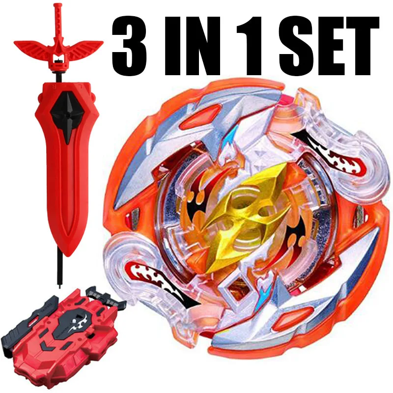 Hell Salamander Burst Spinning Top STARTER B-113 W/ NEW Sword LR Launcher - Цвет: ALI228