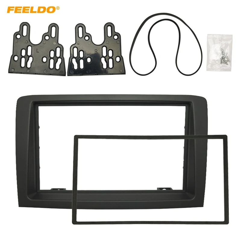 Feeldo 2Din Car Stereo Radio Fascia Piastra Pannello Telaio Per Fiat Idea Pannello Audio Cruscotto Telaio Trim Kit Di Montaggio