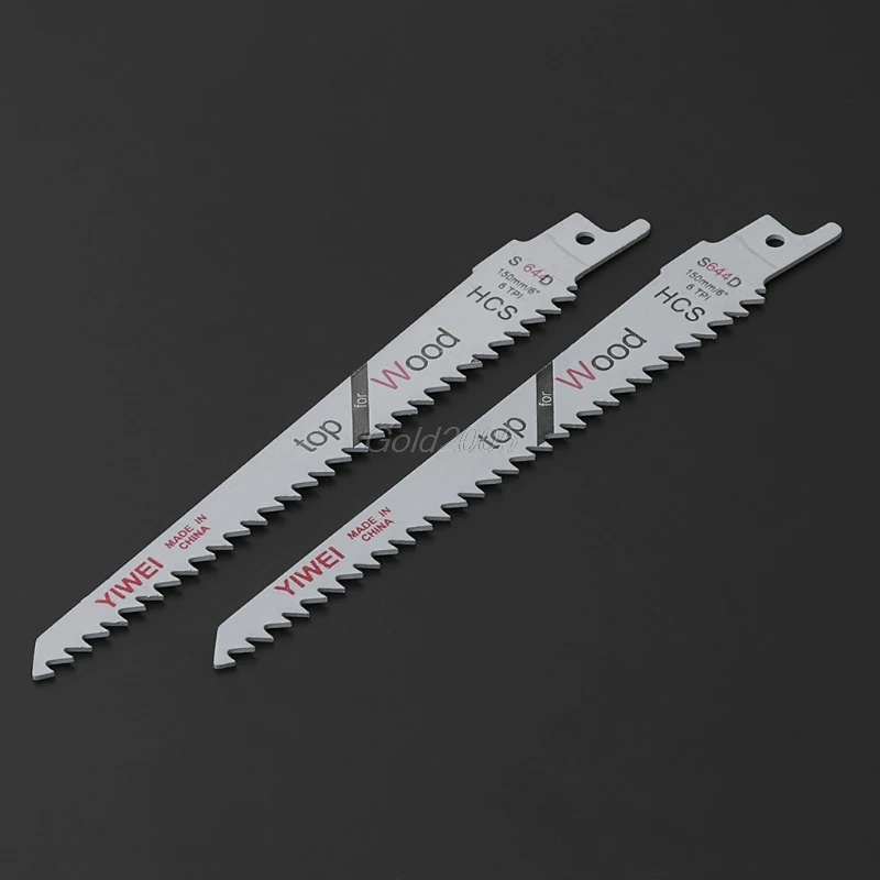 

2Pcs Blades Reciprocating Saw Sharp S644D Extra Sabre Pruning For Wood Safety Drop Ship