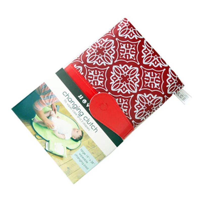 Baby Nappy Changing Pads Bag Waterproof Diaper Cover Bags Portable Newborn Wipeable Mat Station Clutch Hangs Stroller BB3052 (6)