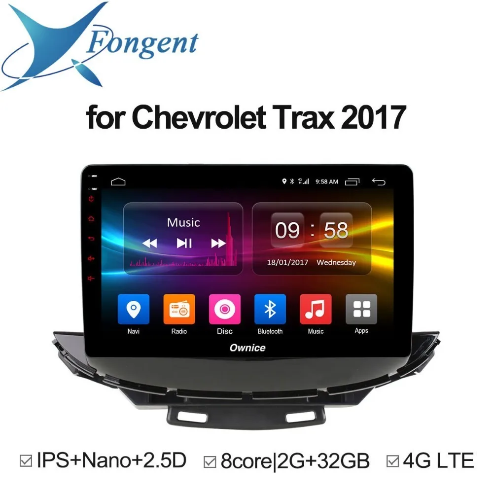 

FOR CHEVROLET TRAX 2017 Car Android Unit Audio Stereo Intelligent GPS Navigation System Multimedia Radio Video DVD Player DAB+