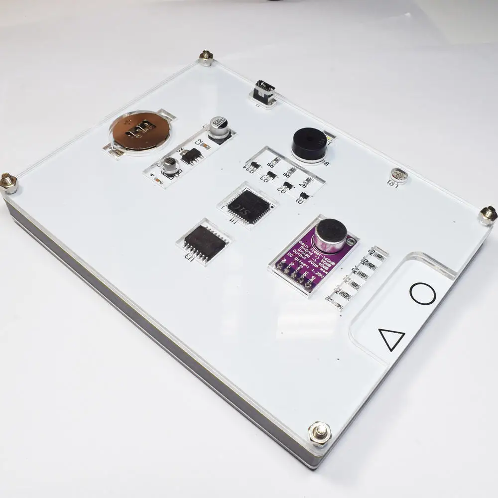 DIY Многофункциональный светодиодный крутой музыкальный спектр RGB цветная