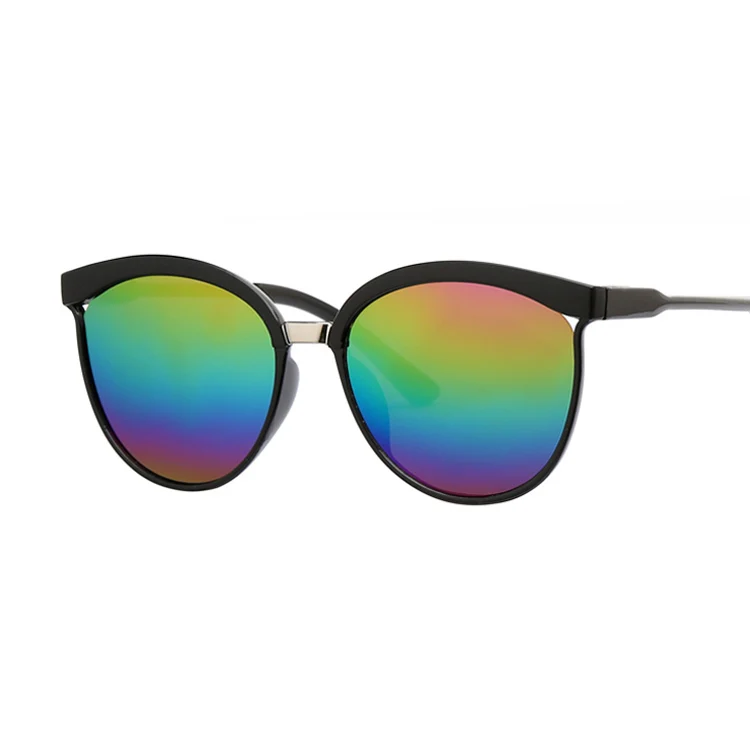 Модные женские солнцезащитные очки "кошачий глаз" с бабочкой, брендовые дизайнерские винтажные Ретро солнцезащитные очки, женские модные солнцезащитные очки "кошачий глаз" UV400 - Цвет линз: Многоцветный