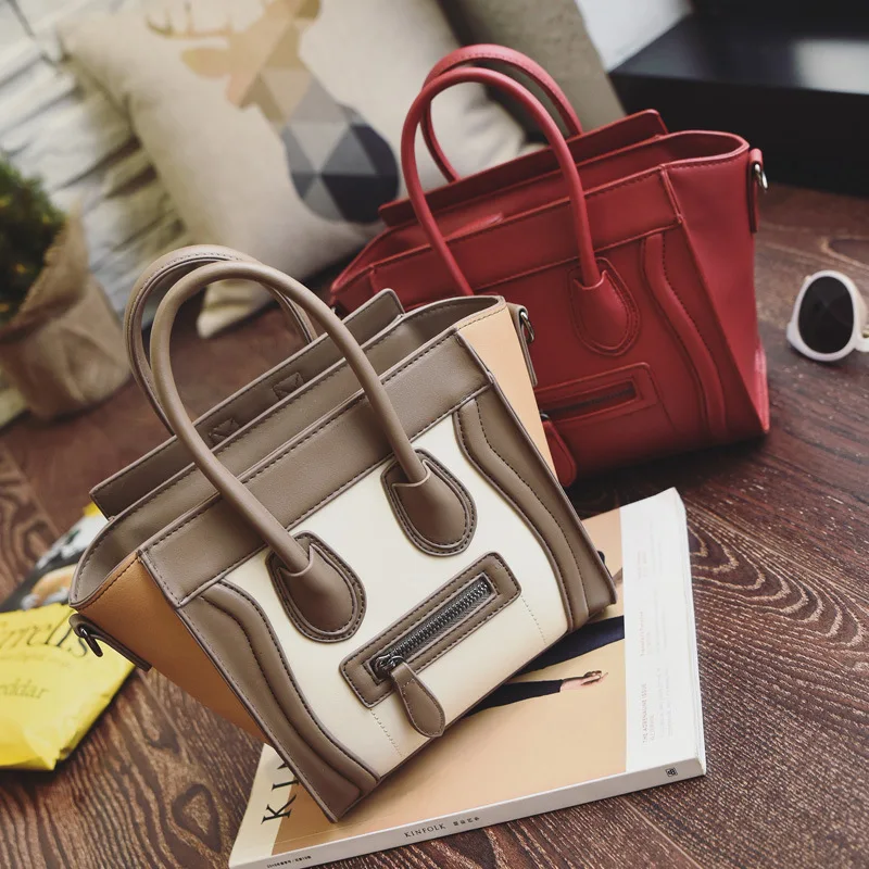 

Leather Handbags Women Crossbody Tote Shoulder Messenger Bags Famous Brands Luxury Designer For 2018 Bolsas Feminina Sac Mujer