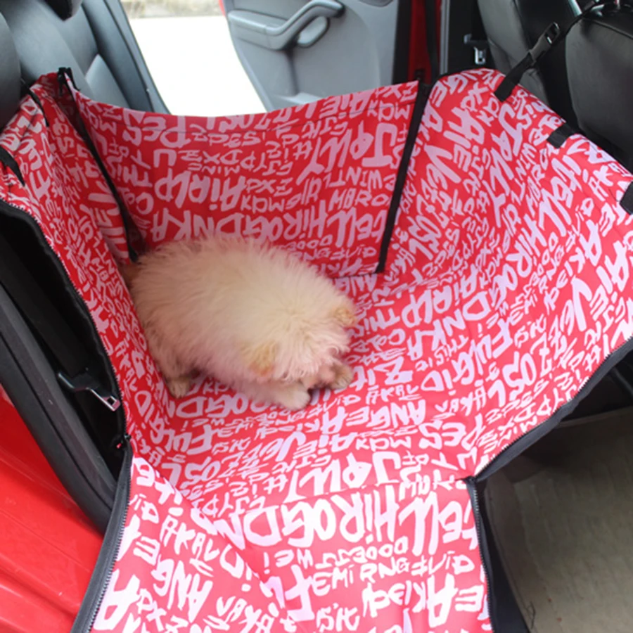 

Dog Car Pads Caries Rear Seat Cover Cushion Waterproof Fleece Blanket Pet Sofa Travel Capa Almofada Puppy Dogs Supplies 60Z1371
