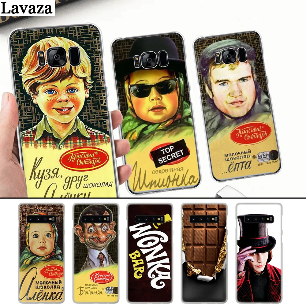 

Lavaza alenka bar wonka chocolate Hot Hard Case for Samsung S6 Edge S7 S8 Plus S9 S10 S10e Note 8 9