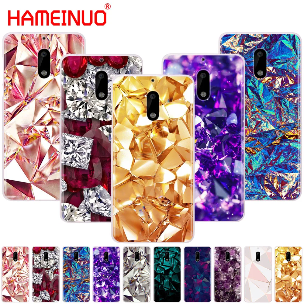 

HAMEINUO Crystal Diamond cover phone case for Nokia 9 8 7 6 5 3 Lumia 630 640 640XL 2018