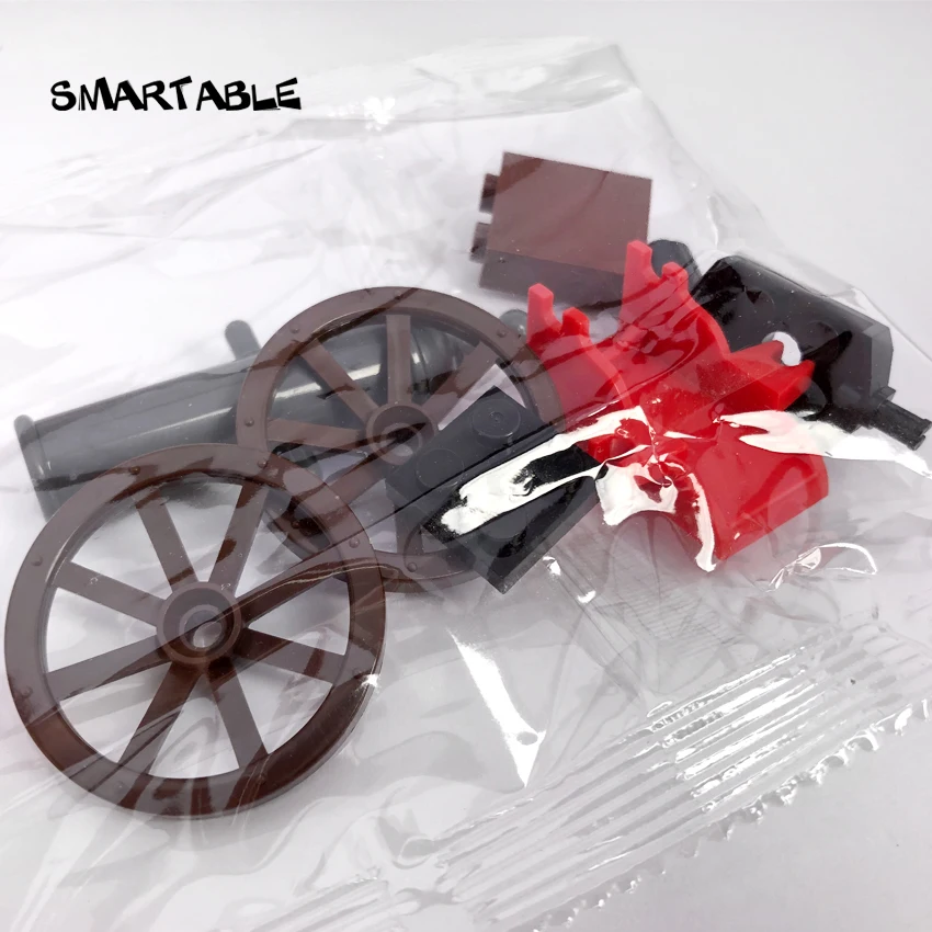 Smartable MOC Cannon Technic, часть блока, креативные развивающие игрушки, совместимые с Technic 2527+ 84943, 5 шт./лот, для войны