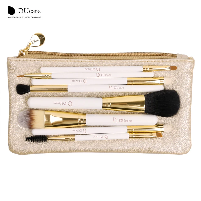 DUcare Профессиональный набор кистей для макияжа 8 шт. высокое качество макияж для инструментов с сумка очень красивое beauty essential расческа Комплект