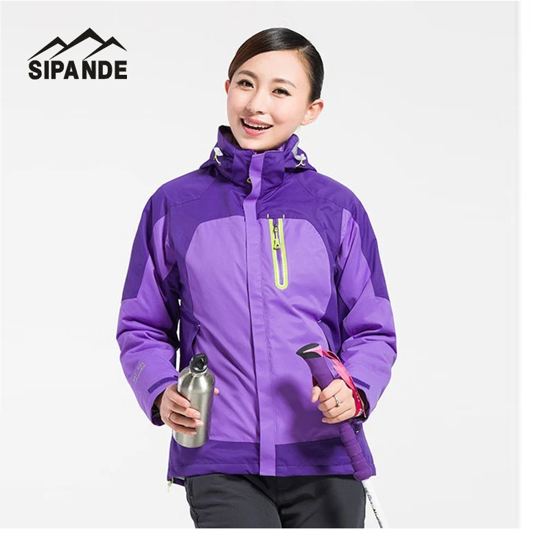 Hot sale Women's Winter thick Inner Fleece Jacket Outdoor ski snowboard