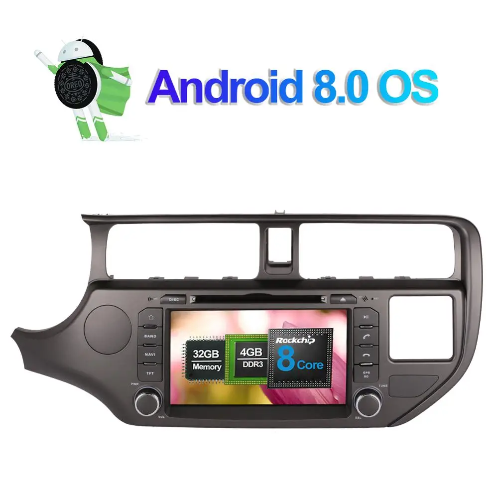 4 ГБ ОЗУ Android 8 0 Восьмиядерный автомобильный DVD плеер навигация головное