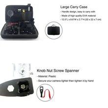 Feocont Gopro Accessories Set Helmet Strap Mount Suitable to Go pro Hero5 5s 4 3 SJ4000 SJCAM xiaomi yi 2 Camera