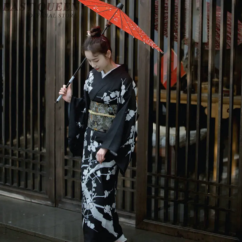Традиционное японское кимоно, платье для косплея, Женский юката, женский костюм хаори, Япония, гейша, кимоно для женщин, KK2246