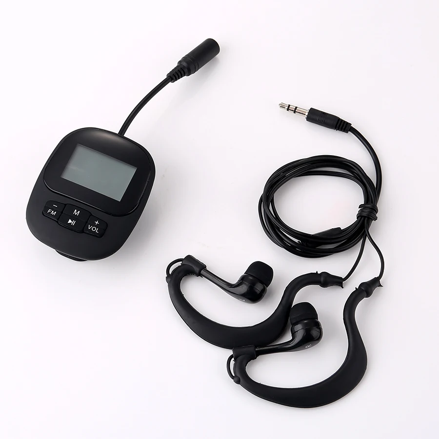 

IPX8 Waterproof 4G/8G Mp3 Swimming Underwater Sport MP3 Music Player Stereo Earphones with FM Clip Screen for Surfing