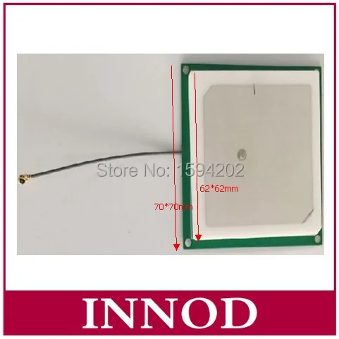 10 шт. sma ipex Разъем 3dbi uhf rfid антенна 62*62 мм круговая поляризация Простая установка