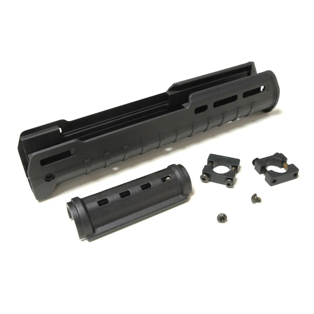 

Free Shipping High Quality Long Handguard for AEG GBB AK Nylon Polymer Magpul Style replica for gellball blaster