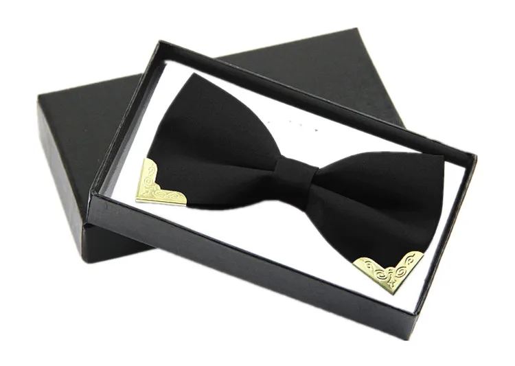 Модный брендовый мужской галстук-бабочка, регулируемые шелковые галстуки-бабочки для женщин и мужчин, свадебные галстуки-бабочки для мужчин, аксессуары для рубашек и воротников - Цвет: Black01