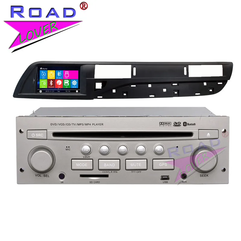 7 дюймовый автомобильный мультимедийный DVD плеер TOPNAVI Wince 6 0 для Citroen C5 стерео GPS