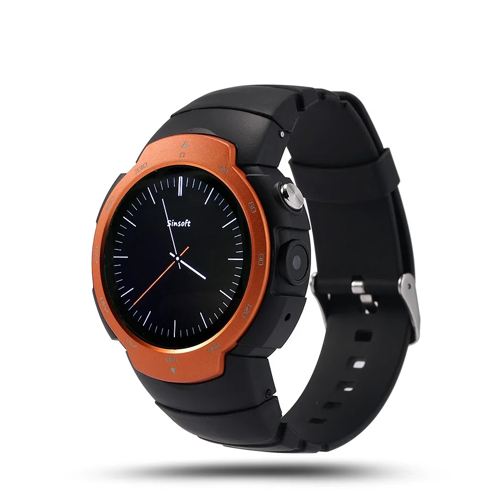 Sepver S05 Bluetooth Smart Часы Android 5.1 MTK6580 2MP камера HD SmartWatch поддержка 3 г SIM WiFi Google сердечного
