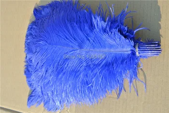 

Free Shipping 100pcs 18-20inch roayal blue Ostrich Feathers plumes for Wedding centerpiece wedding decor
