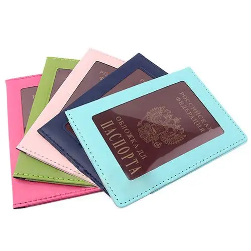 

Fashion Passport ID Card Document PVC Cover Case Holder