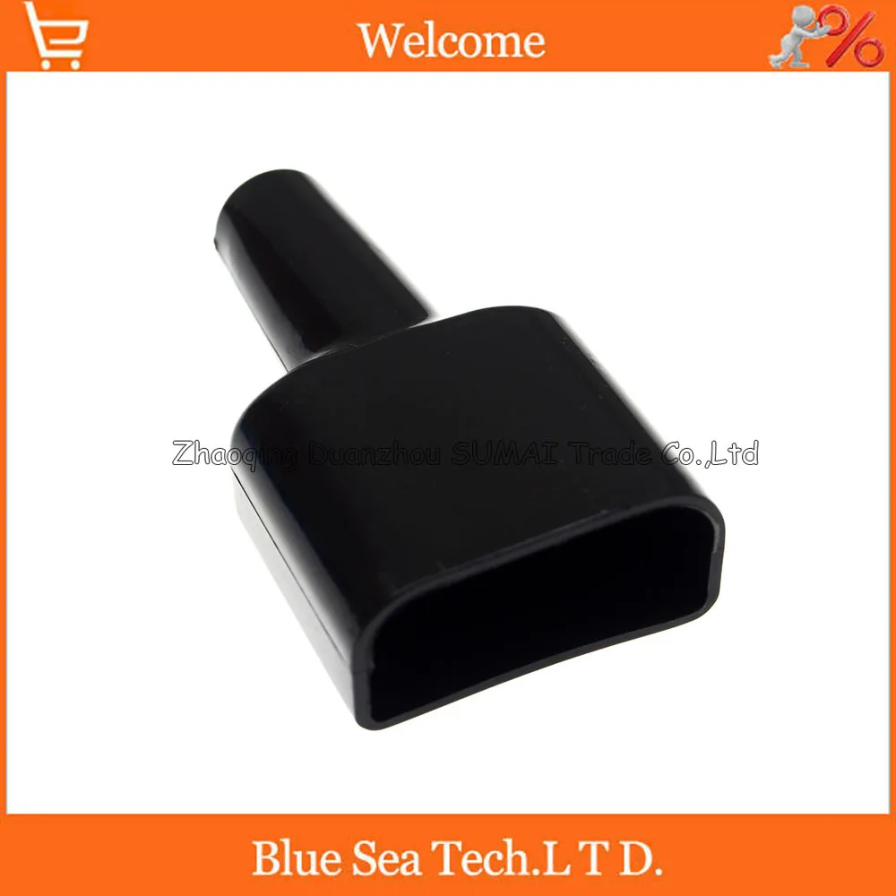 New Battery waterproof Plug sheath,2P UPS dust cable sheath/cover,black