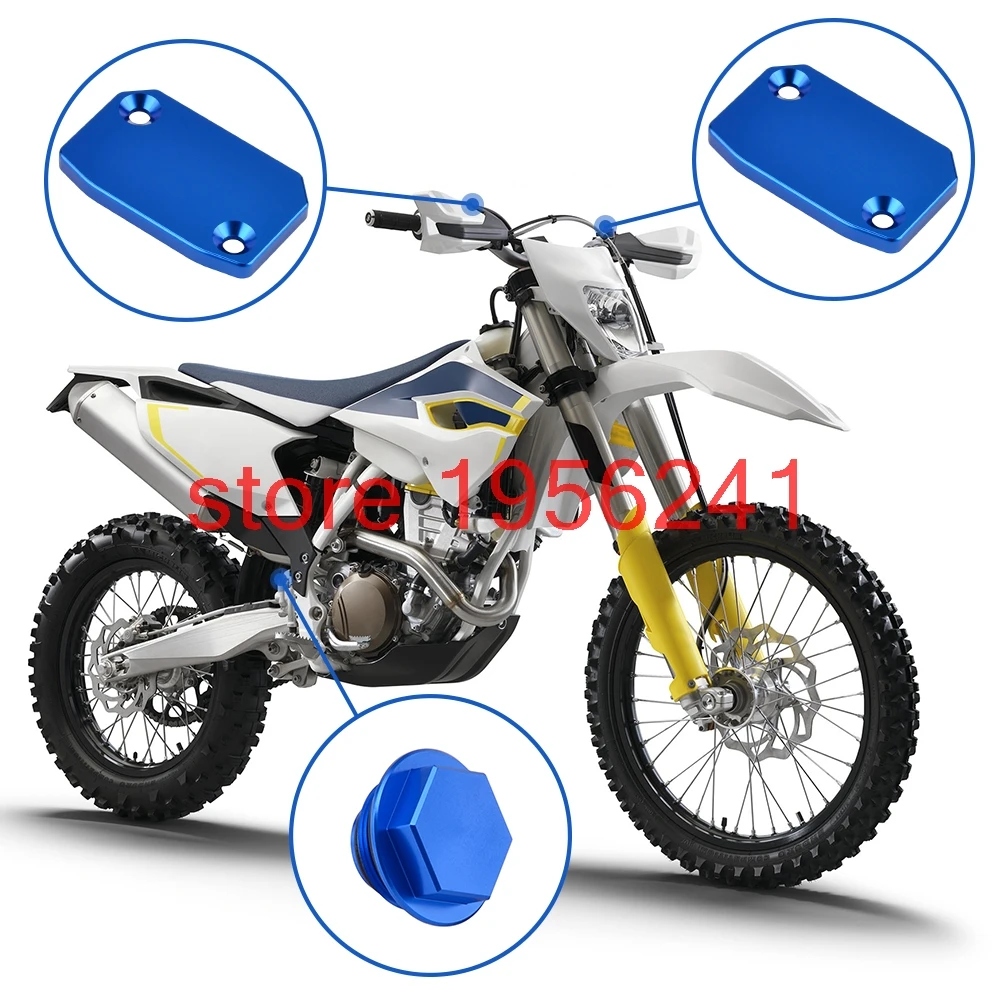 

NICECNC CNC Front Brake Clutch Rear Brake Reservoir Cover Cap for Husqvarna FC 250 350 450 2014 2015 TE 250 300 2014-2016