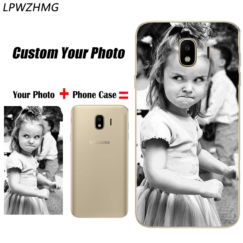 

LPWZHMG DIY Customized Photo TPU Mobile Case For Samsung J4 Plus 2018 Phone Case For Samsung Galaxy J6 2018 J8 J3 Back Cover