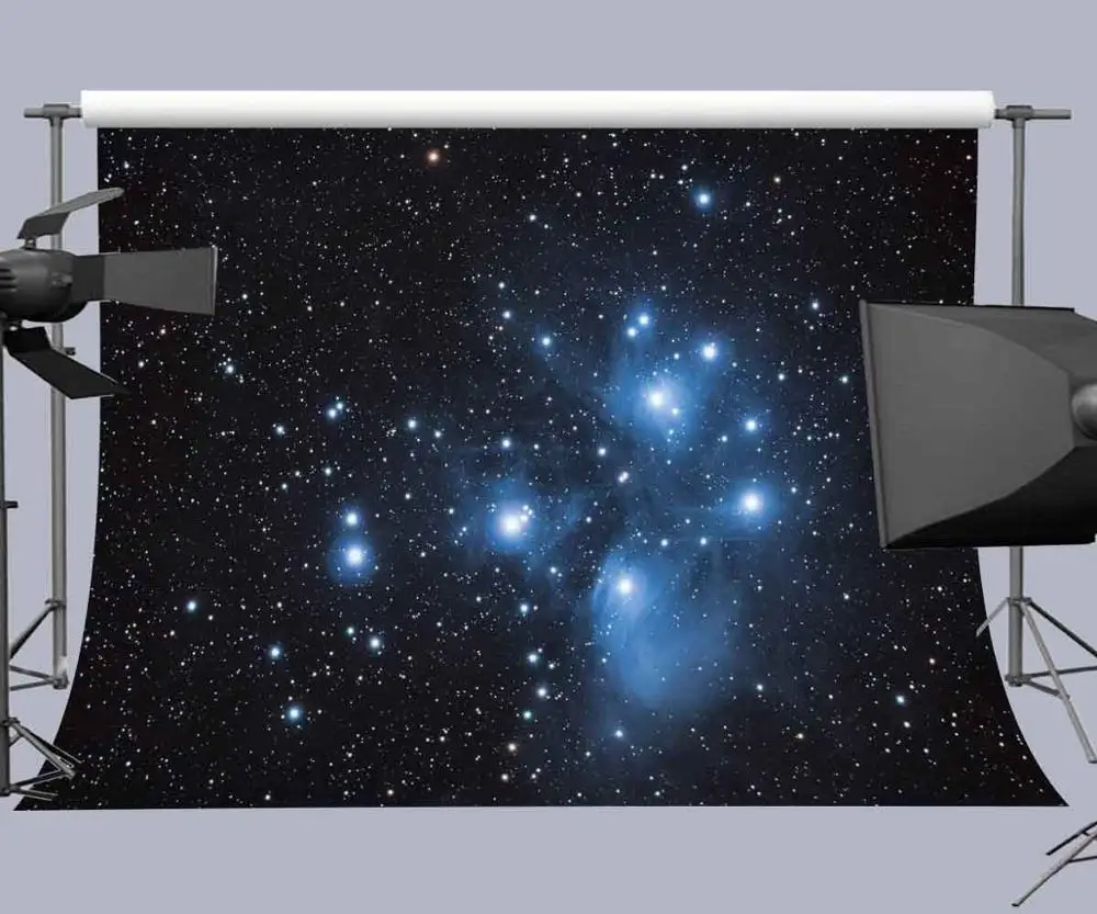 

MTMETY Starry Glitter Star Sky Universe Party Night Scenic Pattern Photo Background Photography Backdrop Photocall Photo Studio