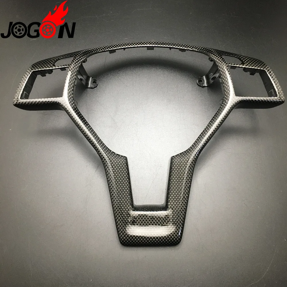 Carbon Fiber Steering Wheel Trim cover For Mercedes Benz A CLA C E CLS