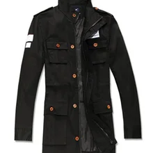 Новое поступление, модная мужская длинная куртка, мужское хлопковое пальто, зимнее пальто