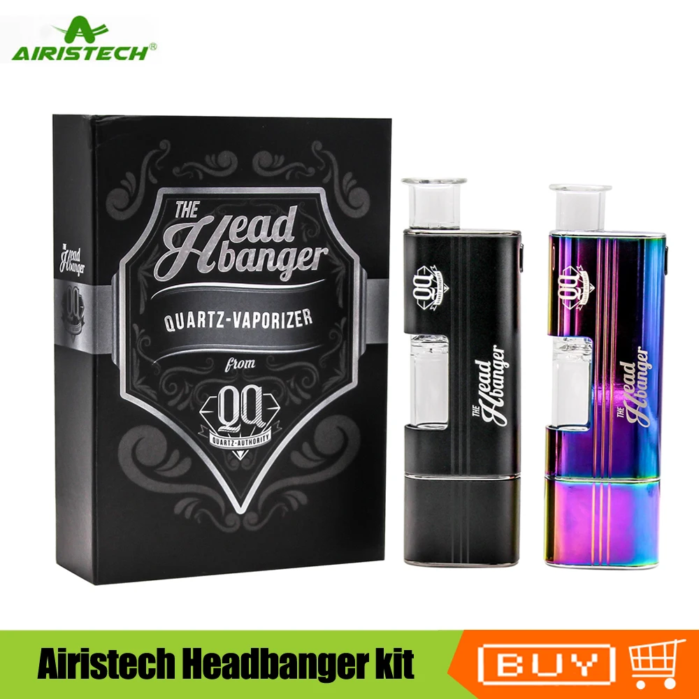 Оригинальный Комплект Airistech Headbanger испаритель Qcell Кварцевая катушка вейп ручка