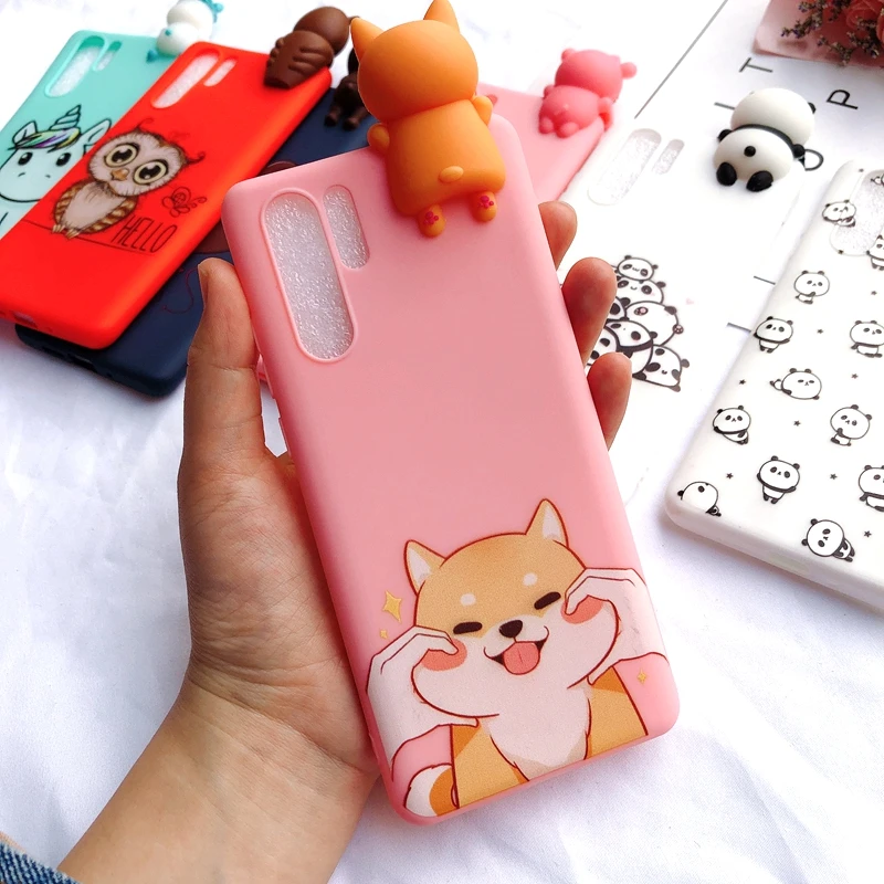 P30 Pro Чехол для Etui huawei P30 Pro Чехол 3D Kawaii панда Единорог силиконовый чехол для Funda huawei P30 Lite P30Pro чехол для телефона - Цвет: 2