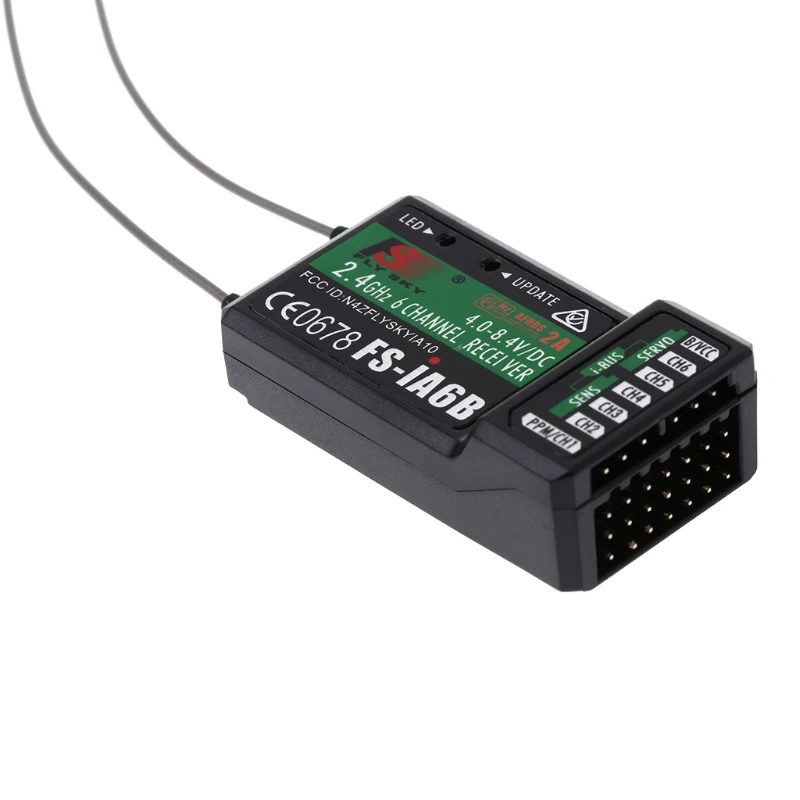 Flysky FS iA6B 2 4 GHz 6CH приемник PPM выход iBus порт для i4 i6 i10 GT2E|Детали и аксессуары| |