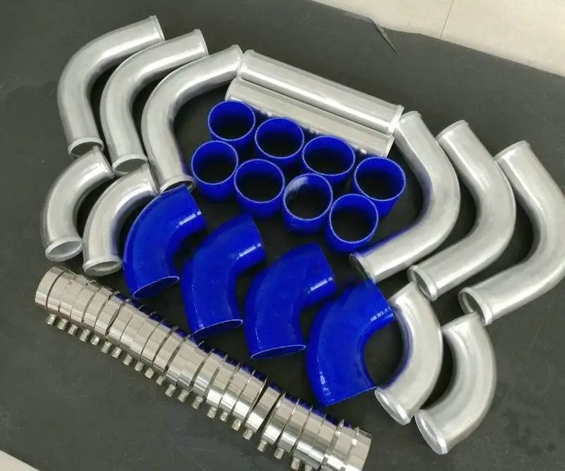NEW 12pcs 2"inch 51mm Aluminum Universal Intercooler Turbo Piping pipe
